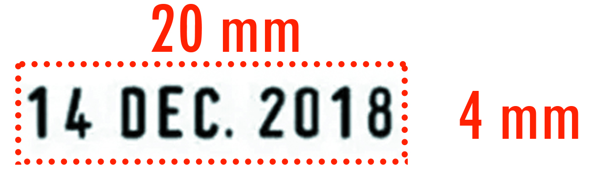 Medidas trodat printy date 4810 trodat printy date 4810